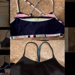 2 size 12 ivivva sports bras. Like new condition